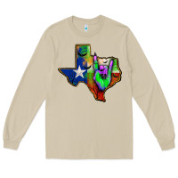 Mushroom texas map halloween Long Sleeve Tee - JahusDesignShop
