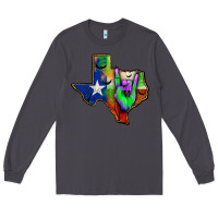 Smoke texas map halloween Long Sleeve Tee - JahusDesignShop