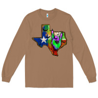 Toasted Coconut texas map halloween Long Sleeve Tee - JahusDesignShop