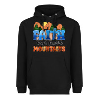 Black faith can move mountains Heavyweight Hoodie - MaliasSmallBusiness