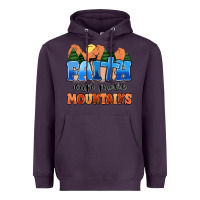 Plum faith can move mountains Heavyweight Hoodie - MaliasSmallBusiness
