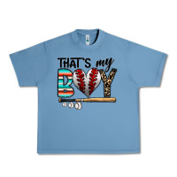 Pebble Blue baseball Urban Heavy Tee - CowhideDigitalArt