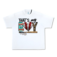 White baseball Urban Heavy Tee - CowhideDigitalArt