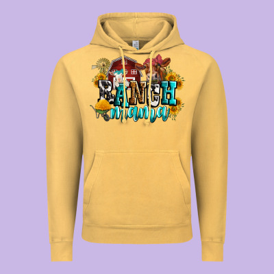 Ranch Mama Vintage Hoodie Designed By Zillion Design Studio