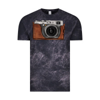 Cloud Black vintage camera Vintage Tee - FaDigitalArtStudio