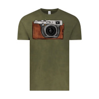Vintage Olive vintage camera Vintage Tee - FaDigitalArtStudio