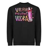 Black vis for valentine vodka Heavyweight Sweatshirt - RacoonDesign