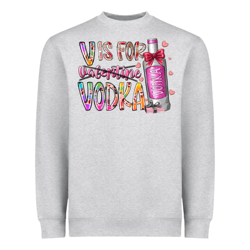 Vis For Valentine Vodka Heavyweight Sweatshirt by RacoonDesign | Teevron