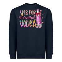 Navy vis for valentine vodka Heavyweight Sweatshirt - RacoonDesign