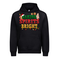 Black Baking spirits bright Urban Hoodie - NancyCooperArtShop