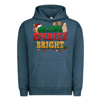 Pigment Midnight Navy Baking spirits bright Urban Hoodie - NancyCooperArtShop