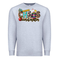 Heather Grey chaos coordinator Premium Sweatshirt - NancyCooperArtShop