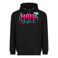 Black hair stylist Heavyweight Hoodie - MaliasSmallBusiness