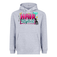 Heather Grey hair stylist Heavyweight Hoodie - MaliasSmallBusiness