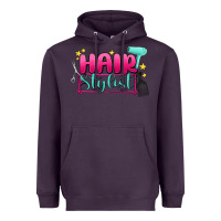 Plum hair stylist Heavyweight Hoodie - MaliasSmallBusiness