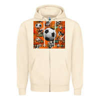 Sandshell soccer aztec glitter tumbler Zipper Hoodie - Jasminsmagicworld