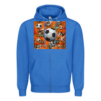 True Royal soccer aztec glitter tumbler Zipper Hoodie - Jasminsmagicworld