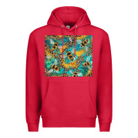 Cardinal honeycomb and bees with leopard Premium Hoodie - Artiststas