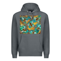 Rock honeycomb and bees with leopard Premium Hoodie - Artiststas