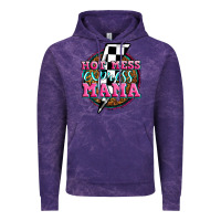 Cloud Purple hot mess express mama Vintage Hoodie - Zillion Design Studio
