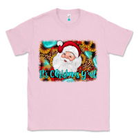 Bubblegum Pink it's Christmas y'all background Classic Tee - JahusDesignShop