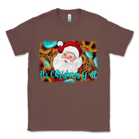Chestnut it's Christmas y'all background Classic Tee - JahusDesignShop