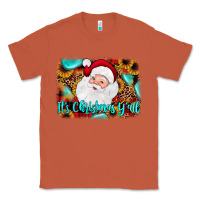 Copper it's Christmas y'all background Classic Tee - JahusDesignShop