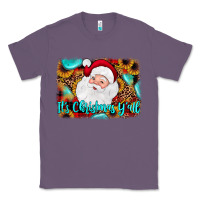 Lavender it's Christmas y'all background Classic Tee - JahusDesignShop