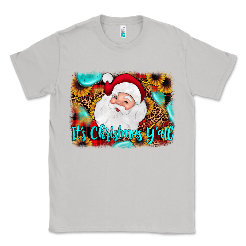 It's Christmas Y'all Background Classic Tee by JahusDesignShop | Teevron