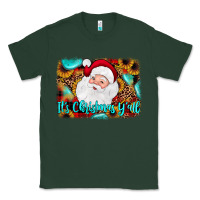 Sports Green it's Christmas y'all background Classic Tee - JahusDesignShop