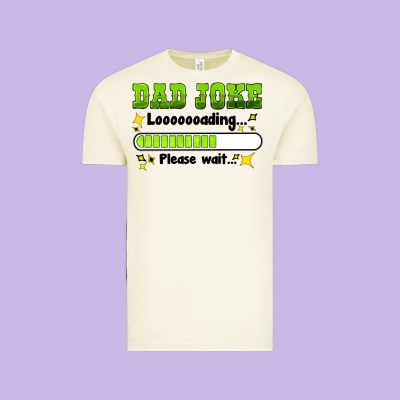 Dad Joke Loading Please Wait Vintage Tee Designed By Hra Design Shop