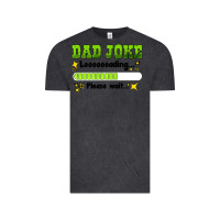 Vintage Black dad joke loading please wait Vintage Tee - HRA Design Shop
