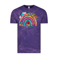 Cloud Purple school rainbow Vintage Tee - AdoDesignShop