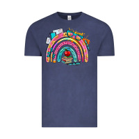 Vintage Denim school rainbow Vintage Tee - AdoDesignShop