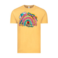 Vintage Mustard school rainbow Vintage Tee - AdoDesignShop