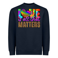 Navy love is all that matters Heavyweight Sweatshirt - HRA Design Shop