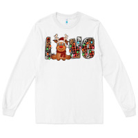 White love christmas reindeer Long Sleeve Tee - Jasminsmagicworld