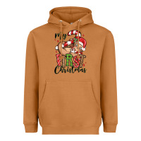 Meerkat my first christmas cute christmas sloth Heavyweight Hoodie - MaliasSmallBusiness