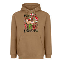 Toasted Coconut my first christmas cute christmas sloth Heavyweight Hoodie - MaliasSmallBusiness