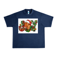 Navy christmas heifer joy Urban Heavy Tee - FaDigitalArtStudio