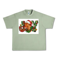 Oil Green christmas heifer joy Urban Heavy Tee - FaDigitalArtStudio
