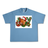 Pebble Blue christmas heifer joy Urban Heavy Tee - FaDigitalArtStudio