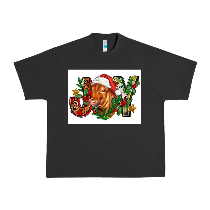 Christmas Heifer Joy Urban Heavy Tee by FaDigitalArtStudio | Teevron