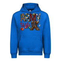 Cobalt Christmas Army wife Urban Hoodie - NancyCooperArtShop