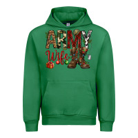 Emerald Christmas Army wife Urban Hoodie - NancyCooperArtShop