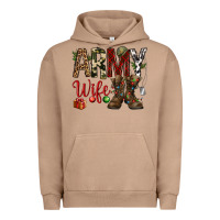 Pigment Burro Christmas Army wife Urban Hoodie - NancyCooperArtShop