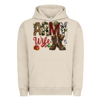 Pigment French Oak Christmas Army wife Urban Hoodie - NancyCooperArtShop