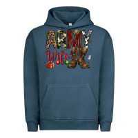 Pigment Midnight Navy Christmas Army wife Urban Hoodie - NancyCooperArtShop