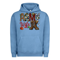 Pigment Pebble Blue Christmas Army wife Urban Hoodie - NancyCooperArtShop