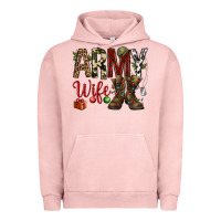 Pigment Salmon Christmas Army wife Urban Hoodie - NancyCooperArtShop